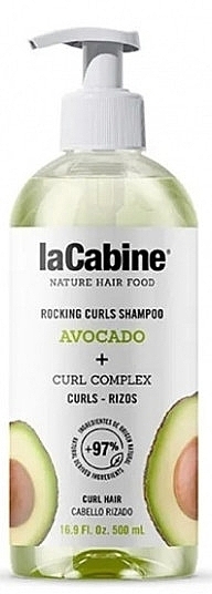 Шампунь для вьющихся волос - La Cabine Nature Hair Food Rocking Curls Shampoo — фото N1