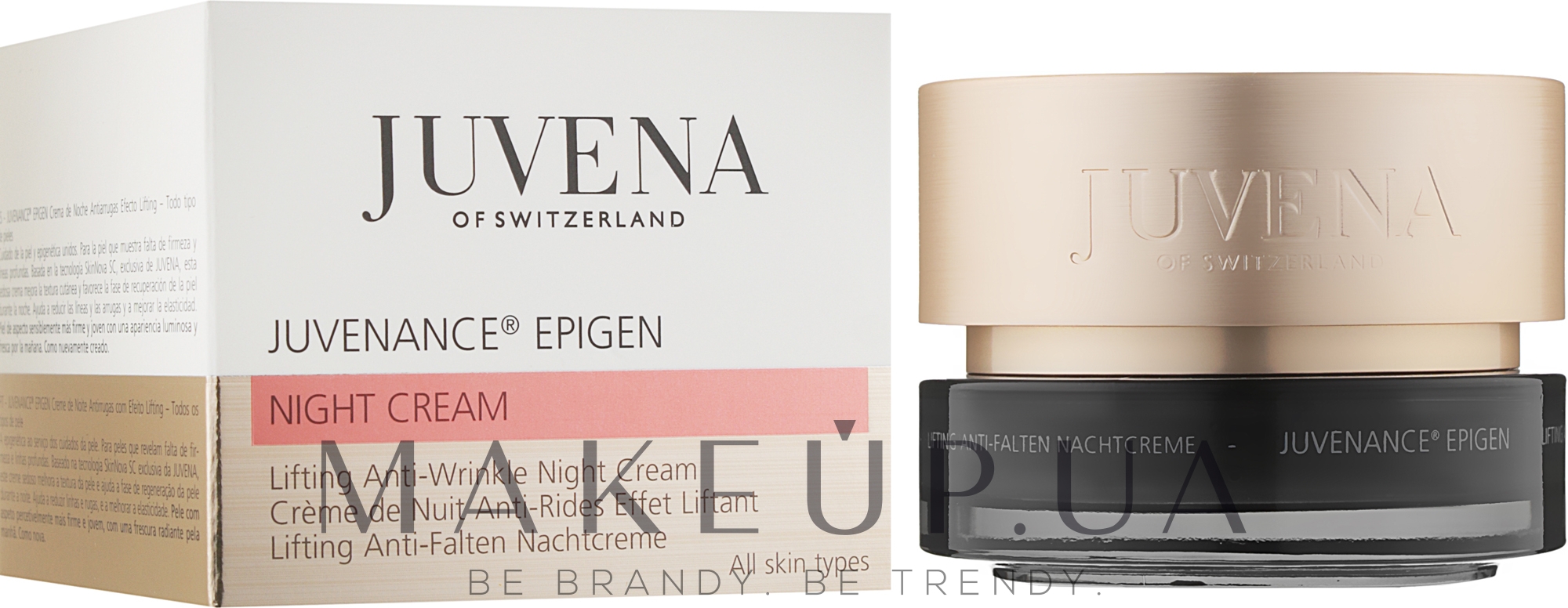 Антивіковий нічний крем для обличчя - Juvena Juvenance Epigen Lifting Anti-Wrinkle Night Cream — фото 50ml
