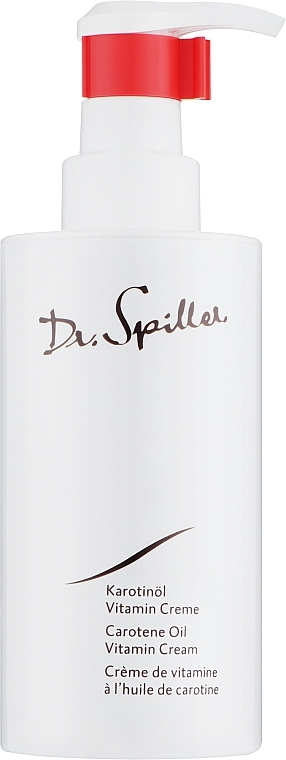 Крем для лица, для сухой кожи - Dr. Spiller Carotene Oil Vitamin Cream — фото N3