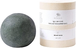 Твердий шампунь "Насіння конопель" - Erigeron All in One Vegan Shampoo Ball Hemp Seed — фото N1