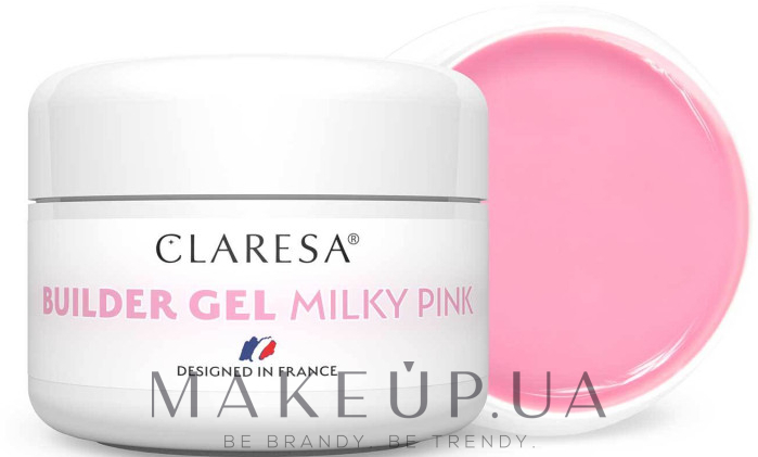 Гель для наращивания - Claresa Builder Gel — фото Milky Pink