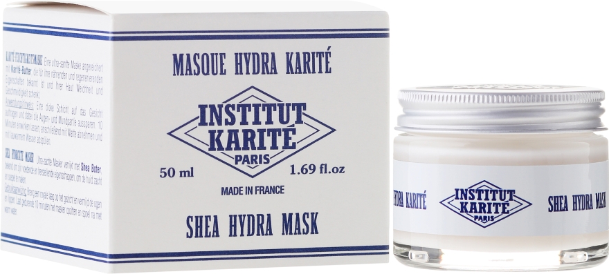 Зволожувальна маска для обличчя - Institut Karite Shea Hydra Mask Milk Cream — фото N1