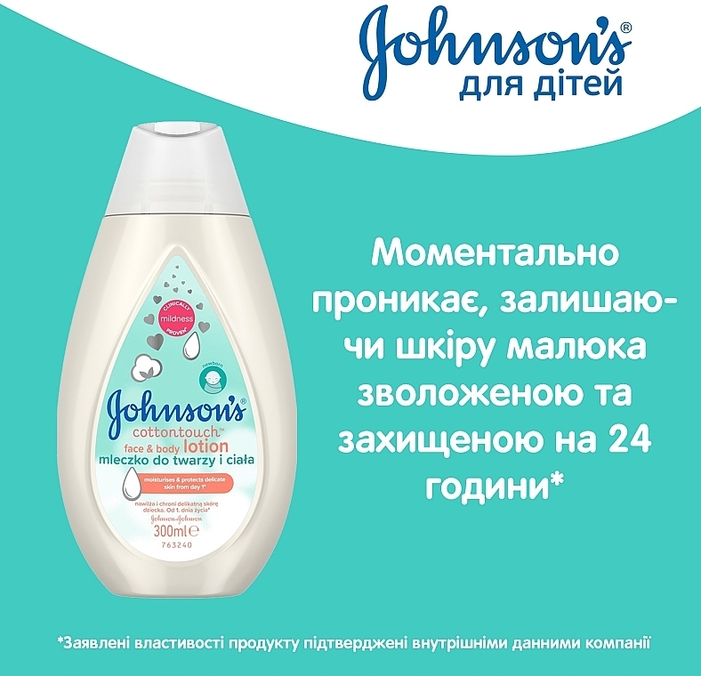 Молочко для лица и тела "Нежность хлопка" - Johnson’s® Baby — фото N14
