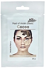 Парфумерія, косметика Маска альгінатна класична порошкова "Какао" - Mila Rejuvenating Peel Off Mask Cocoa