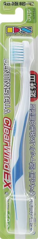 Зубная щетка, средней жесткости, синяя - UFC Stella EX Toothbrush — фото N1