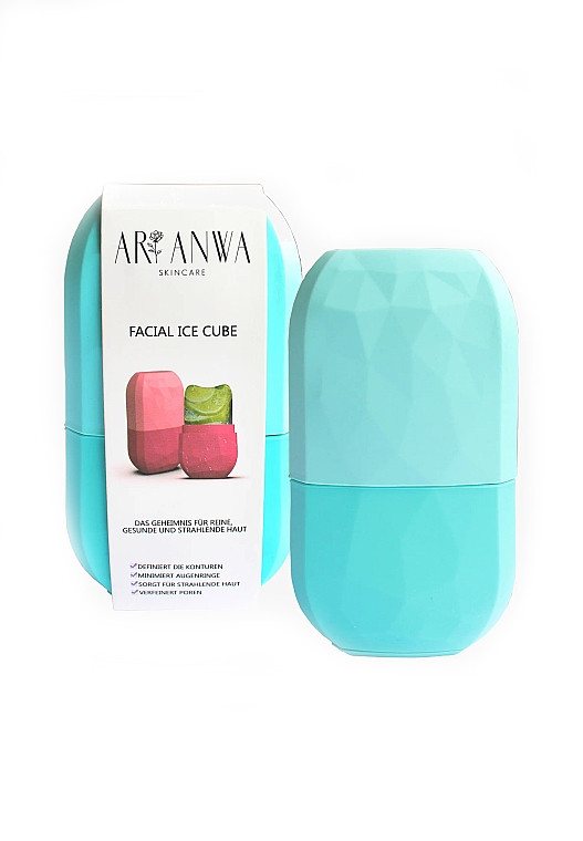 Футляр для льоду для догляду за шкірою обличчя - ARI ANWA Skincare Facial Ice Cube Blue — фото N1