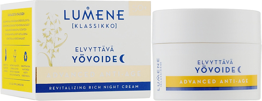 Нічний відновлювальний антивіковий крем для обличчя - Lumene Advanced Anti-Age Revitalizing Rich Night Cream — фото N2