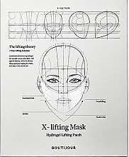 Парфумерія, косметика Тканинна маска для обличчя - Boutijour X-Lifting Mask Hydrogel Lifting Patch