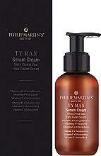 Крем-сироватка для обличчя та бороди - Philip Martin's Ty Man Serum Cream — фото N2