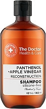 Шампунь "Реконструкція" - The Doctor Health & Care Panthenol + Apple Vinegar Reconstruction Shampoo — фото N1