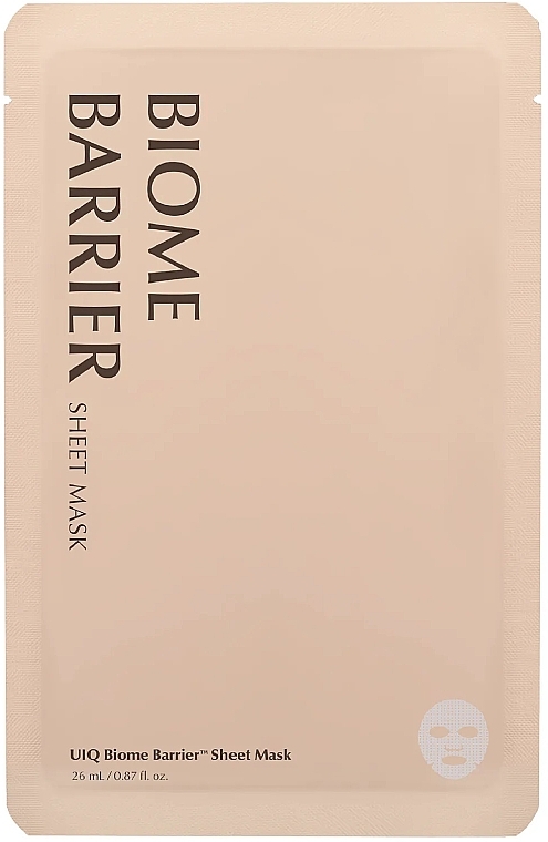 Зволожувальна тканинна маска - UIQ Biome Barrier Sheet Mask  — фото N1