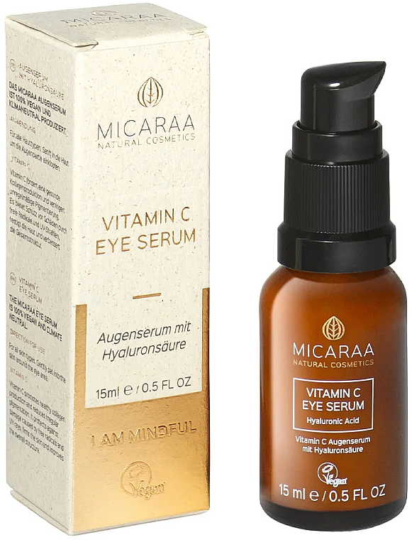 Сироватка для повік з вітаміном С - Micaraa Vitamin C Eye Serum — фото N2