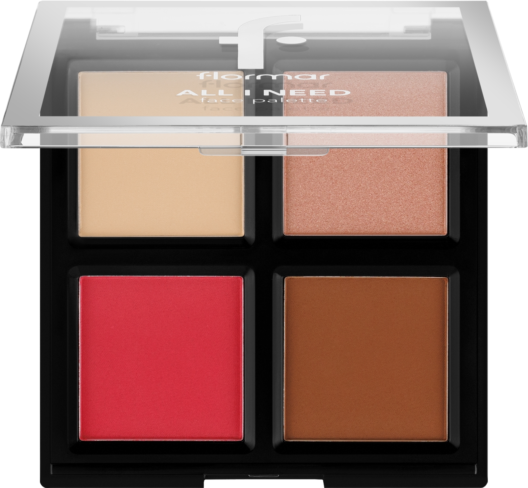 Палетка для макияжа лица - Flormar All I Need Face Palette — фото 14.4g