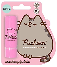 Парфумерія, косметика Бальзам для губ - Bi-es Pusheen The Cat Strawberry Lip Balm
