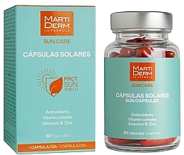 Пищевая добавка для подготовки кожи к выходу на солнце - MartiDerm Sun Care Capsules — фото N1