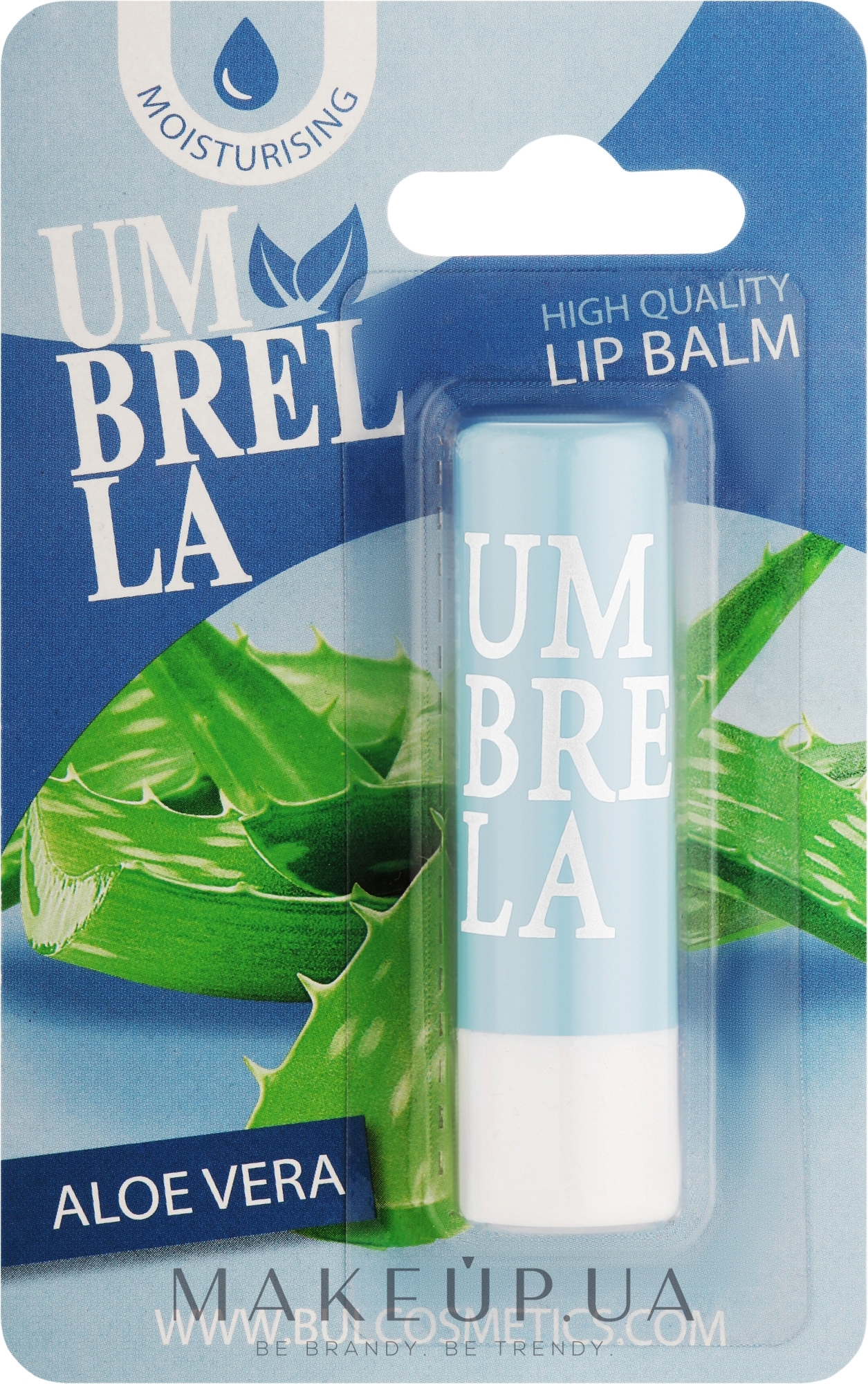 Бальзам для губ в блистере "Алоэ вера" - Umbrella High Quality Lip Balm Aloe Vera — фото 4g