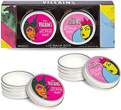 Парфумерія, косметика Набір - Mad Beauty Villains Disney Pop Lip Balm Duo (lipbalm/12g)