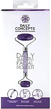 Ролер для масажу обличчя, аметист - Daily Concepts Daily Amethyst Facial Roller — фото N3