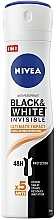 Парфумерія, косметика Дезодорант-антиперспірант "Чорне та Біле. Невидимий" - NIVEA Black & White Invisible Ultimate Impact 5in1 Antyperspirant Spray