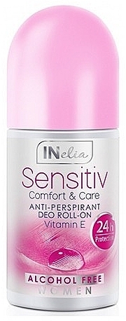 Дезодорант для тела шариковый - Revers Inelia Sensitive Comfort&Care Anti-Perspirant Deo Roll-On — фото N1