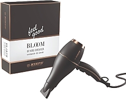 Фен для волос, черный - Kiepe Bloom Hairdryer Black — фото N1