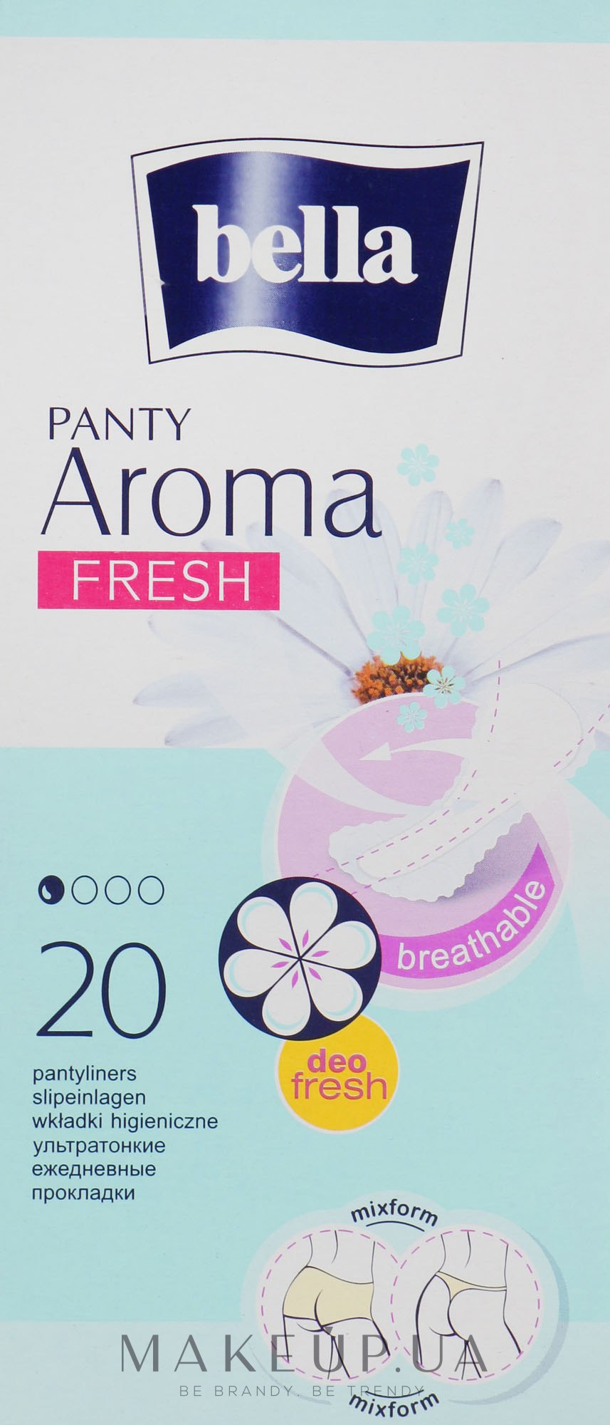 Прокладки Panty Aroma Fresh, 20 шт - Bella — фото 20шт