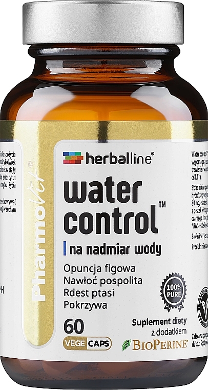 Дієтична добавка "Контроль води" - Pharmovit Herballine Water Control — фото N1