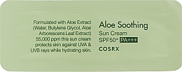 Духи, Парфюмерия, косметика Солнцезащитный крем с алоэ - COSRX Aloe Soothing Sun Cream SPF50+ PA+++ (пробник)