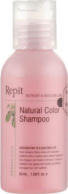 Шампунь для фарбованого волосся - Repit Natural Color Shampoo Amazon Story — фото N3