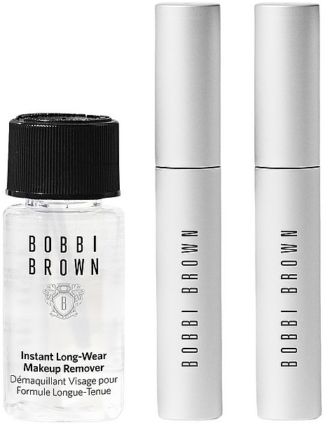 Набор для макияжа глаз - Bobbi Brown Double the Drama Mascara Set (mascara/2x6ml + remover/30ml) — фото N2