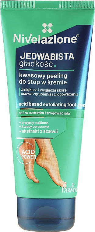 Крем для ніг з ефектом пілінгу - Farmona Nivelazione Acid Based Exfoliating Foot Cream — фото N3
