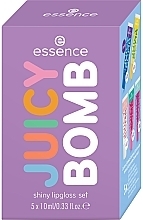 Набір блисків для губ - Essence Juicy Bomb Shiny Lipgloss Set (5xlipgloss/10ml) — фото N3