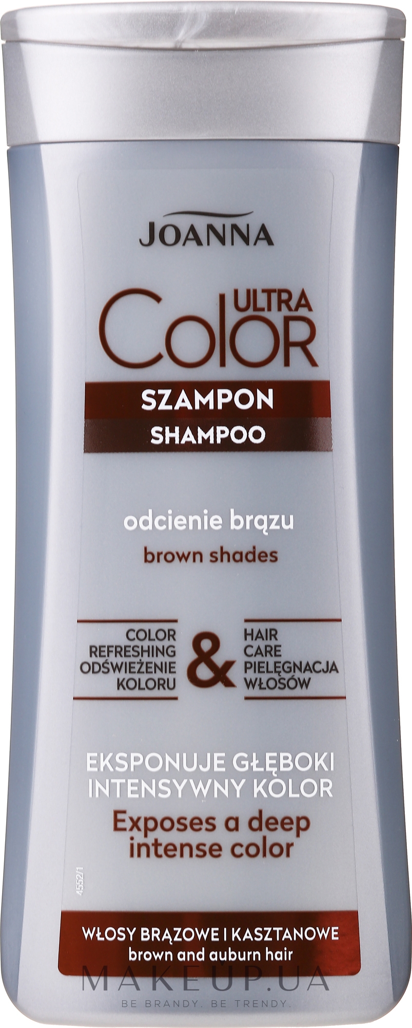 Шампунь для каштанового і коричневого волосся - Joanna Ultra Color System Shampoo — фото 200ml