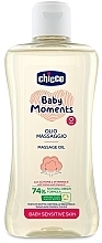 Парфумерія, косметика Олія для масажу для чутливої шкіри - Chicco Baby Moments 