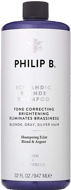 Осветляющий шампунь для волос - Philip B Icelandic Blonde Shampoo — фото N2