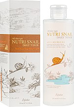 Духи, Парфюмерия, косметика Улиточный питательный тонер - Esfolio Nutri Snail Daily Toner