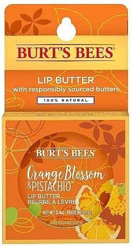 Масло для губ "Апельсиновый цвет и фисташка" - Burt's Bees Orange Blossom & Pistachio Lip Butter — фото N2