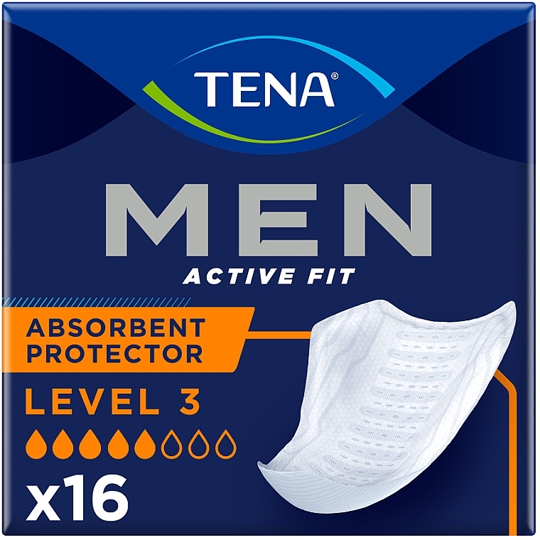 Урологічні прокладки для чоловіків, 16 шт. - Tena Men Level 3