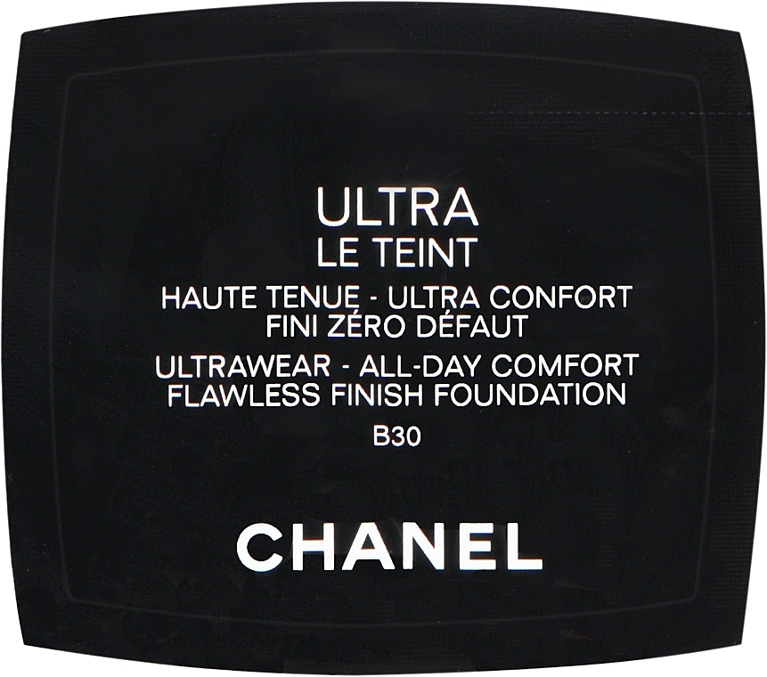Стойкий тональный флюид для лица - Chanel Ultra Le Teint Fluide (пробник) — фото N1