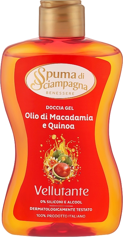 Гель для душу "Олія макадамії й кіноа" - Spuma di Sciampagna Gel — фото N1