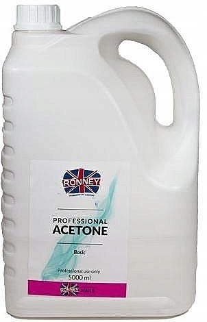 Засіб для зняття лаку - Ronney Professional Acetone Basic — фото N2