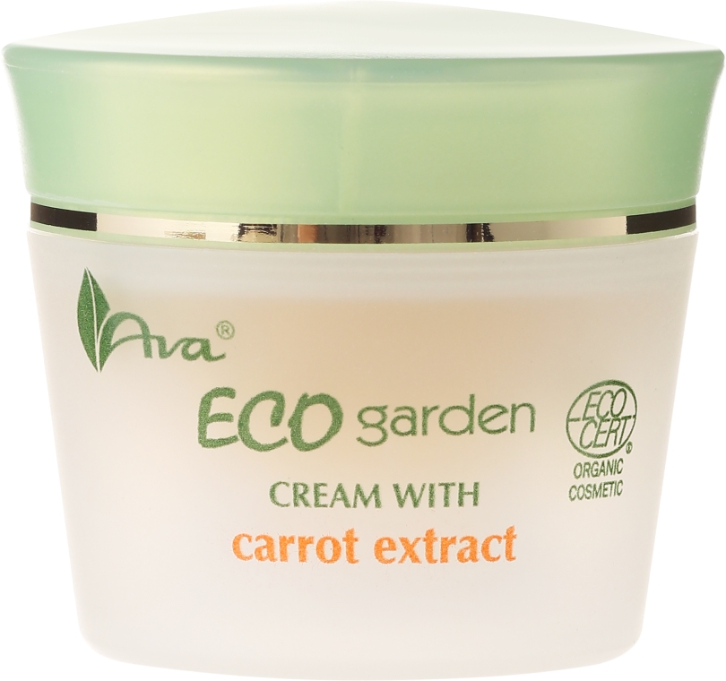 Органічний крем з екстрактом моркви - Ava Laboratorium Eco Garden Certified Organic Cream with carrot — фото N2