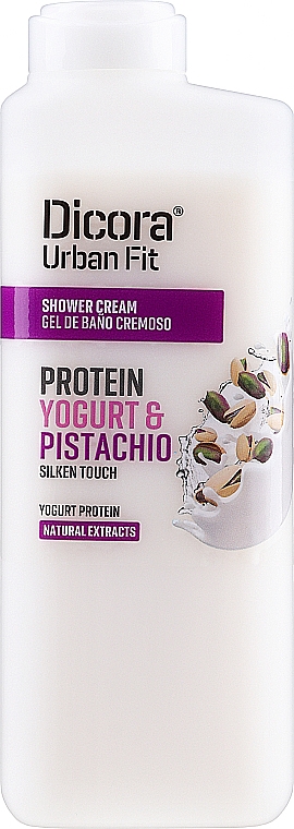 Кремовый гель для душа "Протеиновый йогурт и фисташки" - Dicora Urban Fit Shower Cream Protein Yogurt & Pistachio — фото N1