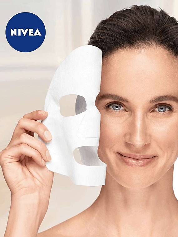 ПОДАРОК! Криомаска тканевая для лица - NIVEA Hyaluron Cellular Filler — фото N2