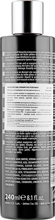 Шампунь предотвращающий выпадение волос - Vitality's For Man Reinforcing Shampoo — фото N2