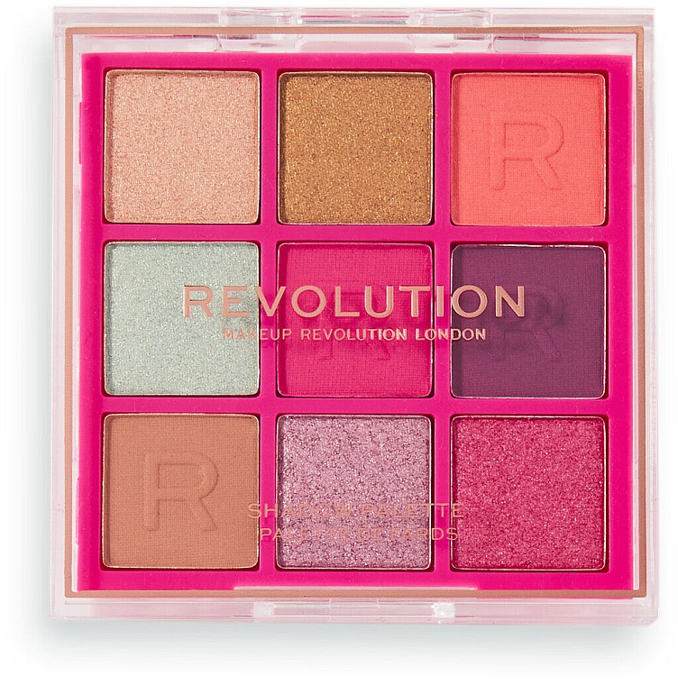 Палетка тіней - Makeup Revolution Neon Heat Eyeshadow Palette Tropic Pink — фото N2