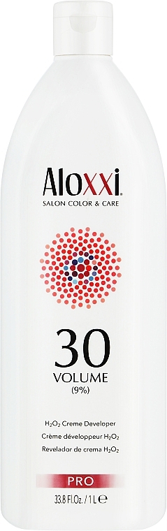 Крем-окислювач для волосся, 9% - Aloxxi 30Volume Creme Developer — фото N1