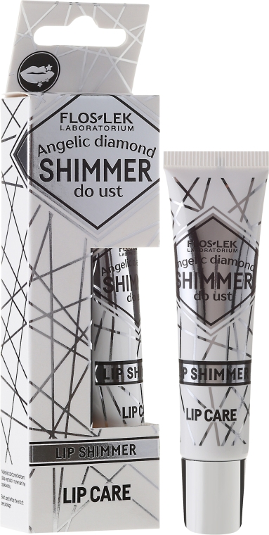 Бальзам для губ с шиммером - Floslek Lip Care Shimmer Angelic Diamond — фото N1