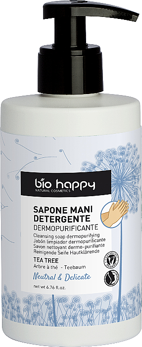 Жидкое мыло - Bio Happy Neutral & Delicate Dermopurifying Hand Soap — фото N1