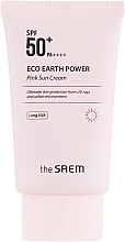 УЦІНКА Сонцезахисний крем з каламіном - The Saem Eco Earth Power Pink Sun Cream * — фото N5